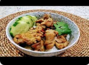 44. Com Ga Satay Voi Ot / Spicy Chicken